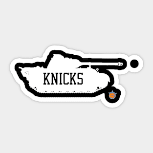 KnicksTank White Sticker